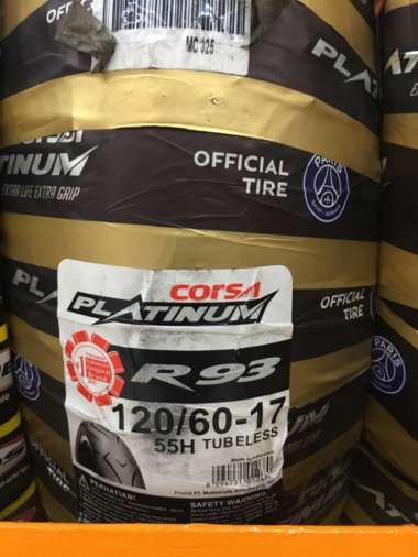 Ban Corsa Platinum R93 120/60-17 soft compound