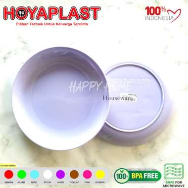 HOYAPLAST 1/2 & 1 Lusinan Piring Bulat Makan 2 Ukuran 9in & 10in Warna 9IN 1 Lusin Ungu