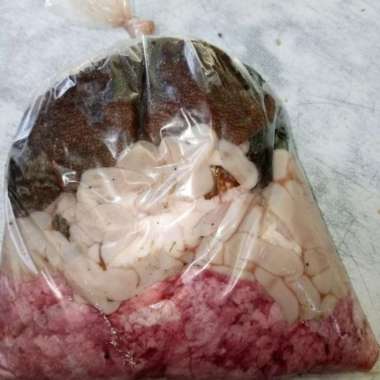 Jeroan Kambing Beku Tenggorokan Limpa Rahim Babat Tanpa Usus .Pakan
