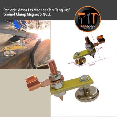 ALAT PENJEPIT MASA LAS MAGNET - CLAMP GROUND MAGNET
