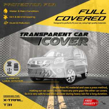 Body Cover Sarung Mobil Plastik NISSAN XTRAIL X TRAIL T31 Tebal Anti Air WATERPROOF