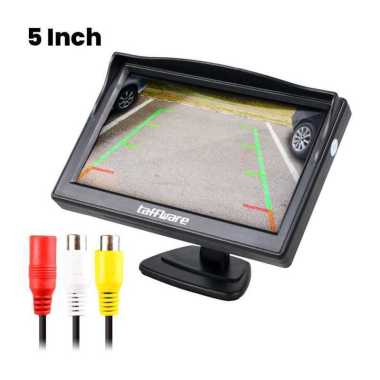 Taffware Monitor Rear View Parkir Mobil TFT LCD Hitam