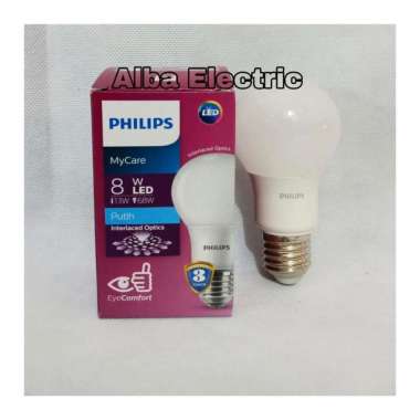 Lampu LED 8W PHILIPS MyCare putih Bohlam 8 Watt BULB EyeComfort 8Watt