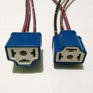 SOKET FITTING LAMPU DEPAN VIXION H4 / MOBIL BOHLAM H4 KERAMIK