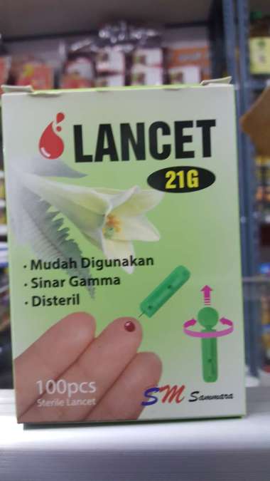 Jarum Bekam LANCET 21G SAMORA isi 100