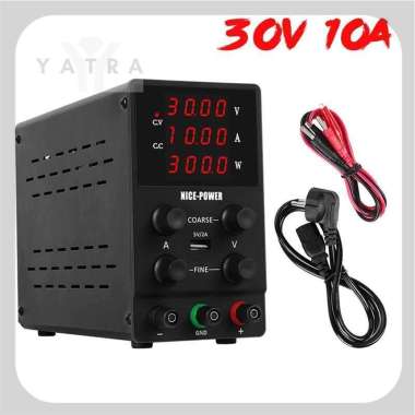 NICE-POWER Adjustable DC Power Supply 30V 10A - SPS3010 Hitam
