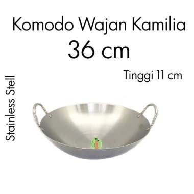 Komodo Wajan Kamilia Stainless 36 cm / Kuali