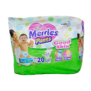 Promo Harga Merries Pants Good Skin L20 20 pcs - Blibli
