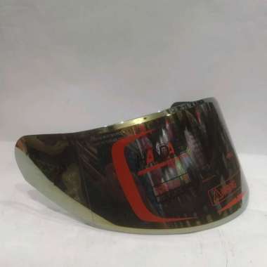 KACA VISOR FLAT NHK RX9 IRIDIUM GOLD UNTUK SEMUA UKURAN GOLD