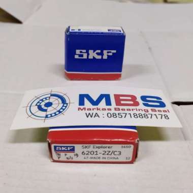BEARING 6201 2Z C3 MERK SKF ASLI 6201 ZZ C3 6201 ZZC3