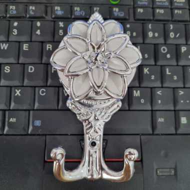 HOOK KORDEN MELATI - CANTELAN TALI KORDEN - HOOK GORDEN HOOK MELATI SILVER PUTIH