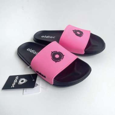 Oldiac - Sandal Original wanita branded | slide | Black Pink 36