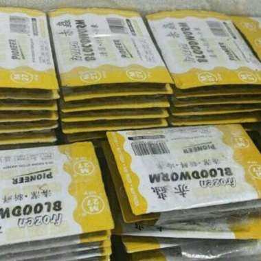 OEM makanan ikan hias cacing sutra beku frozen bloodworm pakan ikan cupang Promo Of the year