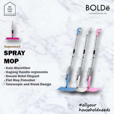 Alat Pel Lantai Semprot Bolde Spray Mop Supreme X Cokelat
