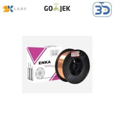 ZKLabs Fiber Welding Wire Kabel Kawat Las Besi Steel 15 KG CO2 MIG MAG 0.8 mm