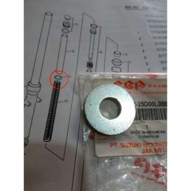 Ring Batas Per Shock Depan Thunder Gsx 250 Ori Sgp