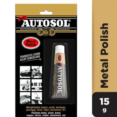 AUTOSOL Metal Polish Pembersih dan Pengkilap Logam [15 g] Penghilang Karat Kendaraan