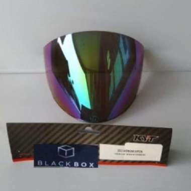 KYT Venom Open Visor Flat Iridium Rainbow