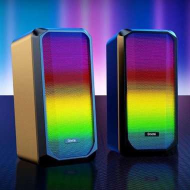SPEAKER GAMING RGB LED GAMEN GS6 GAMING SPEAKER PC EXCELLENT BASS GS-