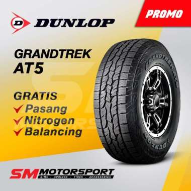 Ban Mobil Dunlop Grandtrek AT5 265 60 R18 18 Pajero Fortuner Strada