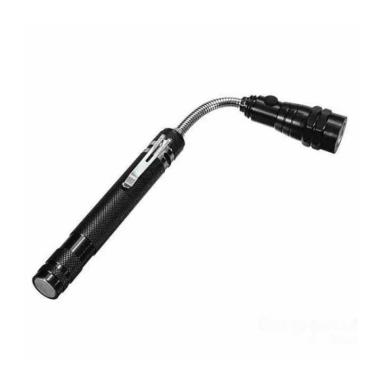 OEM Magnet Teleskopik Senter LED hitam