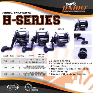REEL DAIDO OVERHEAD H-SERIES 2 BEARING H-330