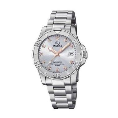 Jaguar j870/2 Woman Jam Tangan Wanita Silver - White