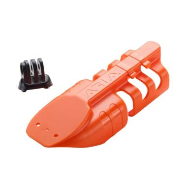 Aria Full Face Mask Accessories Holder with Camera Support - ORANGE