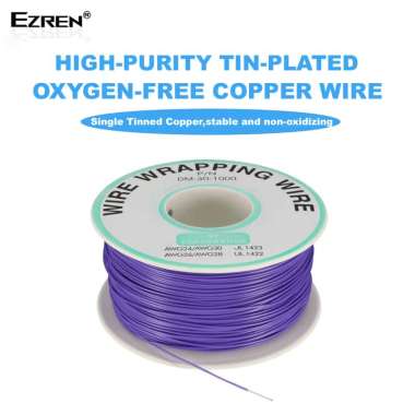 Ezren EZ-0561 Wire Wrapping Kawat Jumper Kabel PCB Breadboard Wrapping - Ungu