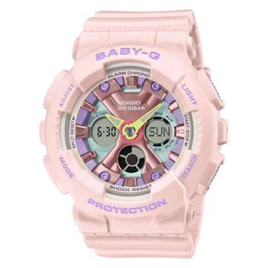 JAM TANGAN CASIO ORIGINAL - CASIO BABY-G BA-130PM-4ADR - JAM TANGAN CEWEK JAM CEWEK NG - BABYG BABY 