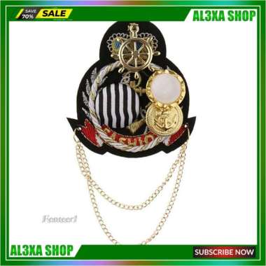 Bros Pin Bahan Alloy Gaya Retro Pria
