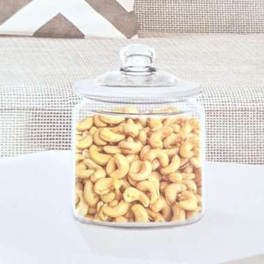 Azoka 1A Toples kaca bulat 3,6 liter tutup kaca + seal karet
