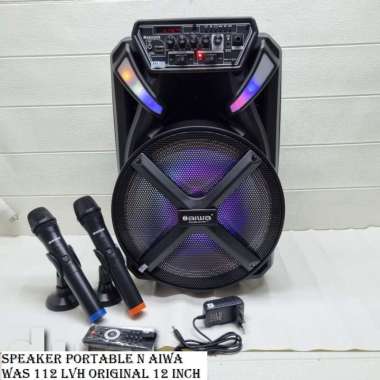 Speaker Aktif Portable Wireless Aiwa 112 LVH 112LVH Bluetooth 12 inch