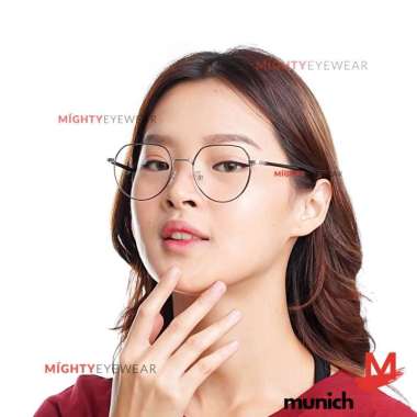 Kacamata Besi Blueray & Antiradiasi - Munich - Kacamata Wanita Cewek FRAME SAJA