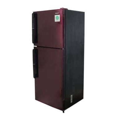 Sharp Kulkas 2 Pintu SJ-326GC-SD/SR / SJ 326 GCSD GCSR - Silver Dark
