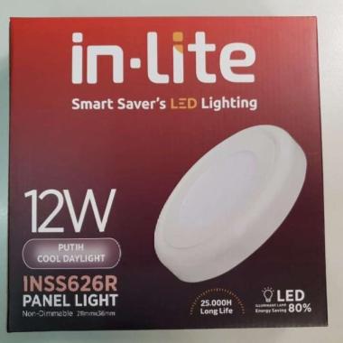 Downlight Panel Outbow 12w Inlite / Bulat