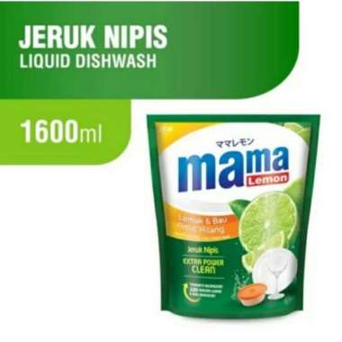 Promo Harga Mama Lemon Cairan Pencuci Piring Jeruk Nipis 1600 ml - Blibli