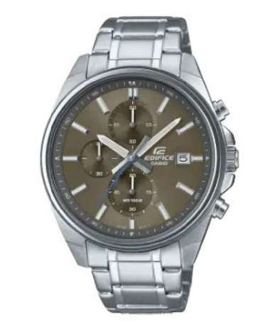 Casio Edifice EFV-610D-5CVUDF - Jam Tangan Chronograph Pria Stainless Steel Cokelat