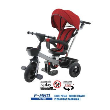 Jual Exotic Et 8803 Stroller Sepeda Anak Roda Tiga Tricycle Online