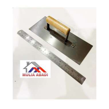 roskam plat BESI gagang KAYU raskam utk ngaci aci tembok