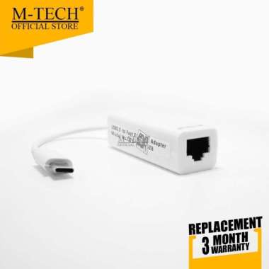 Type C to Ethernet LAN Adapter M-Tech Original / Type C to LAN ADAPTER