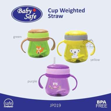 BABY SAFE CUP WEIGHTED STRAW JP019