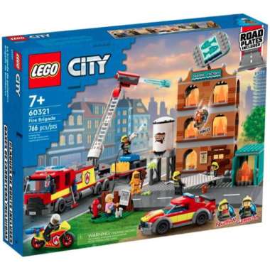 Lego City 60321 Fire Brigade mainan anak pemadam kebakaran Multi