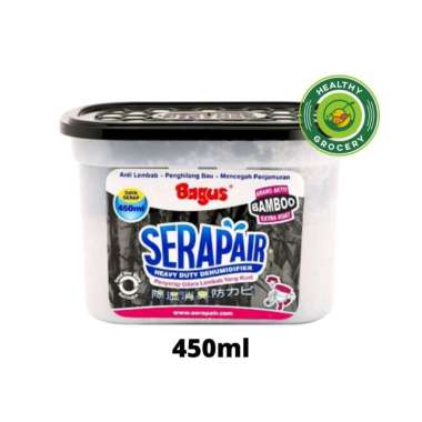 Bagus Serap Air Charcoal 450ml Square Box / Serap Air