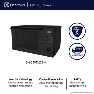 Microwave Oven ELECTROLUX 30 Liter EMC30D22BM / EMC 30D22 BM (MEDAN)