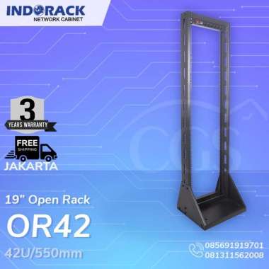 OR42 - 42U Open Rack 19" - INDORACK