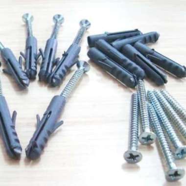 Fiser S 8 +Sekrup Panjang 3,5Cm Satu Set