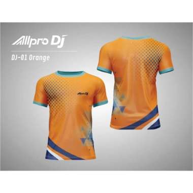ALLPRO DJ Kaos Sport Jersey PINGPONG TENIS MEJA DJ 01 XXXL Orange