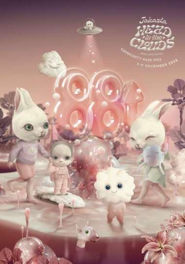 [Only 88pcs available] Jakarta Head in The Clouds x Roby Dwi Antono Exclusive Poster Collaboration “