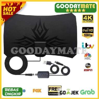 Antena TV Digital DVB-T2 4k High Gain 25-Db Tfl-D139 Original Taffware warna ANTENA+BOOSTER
